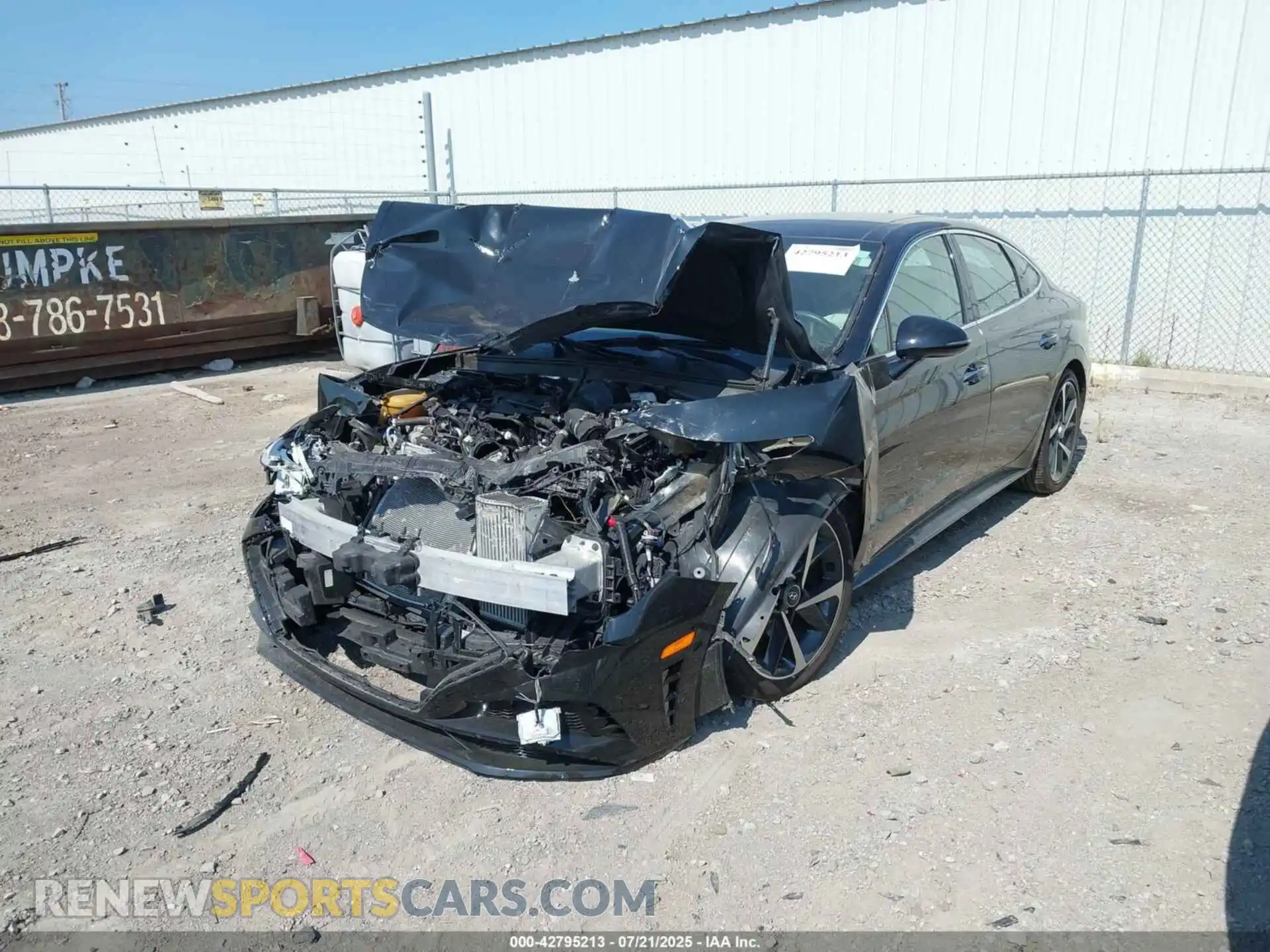 2 Photograph of a damaged car 5NPEJ4J27MH131929 HYUNDAI SONATA 2021