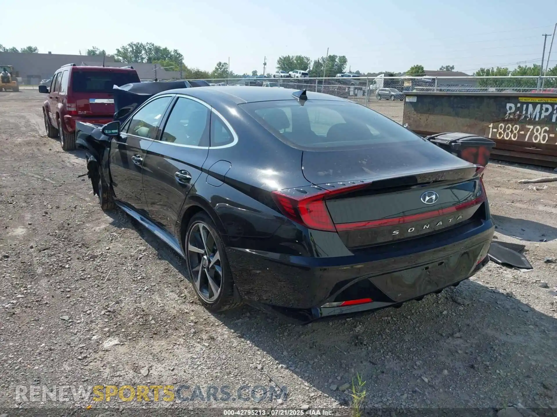 3 Photograph of a damaged car 5NPEJ4J27MH131929 HYUNDAI SONATA 2021