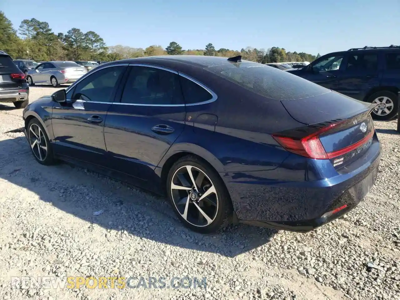 2 Photograph of a damaged car 5NPEJ4J27MH133132 HYUNDAI SONATA 2021
