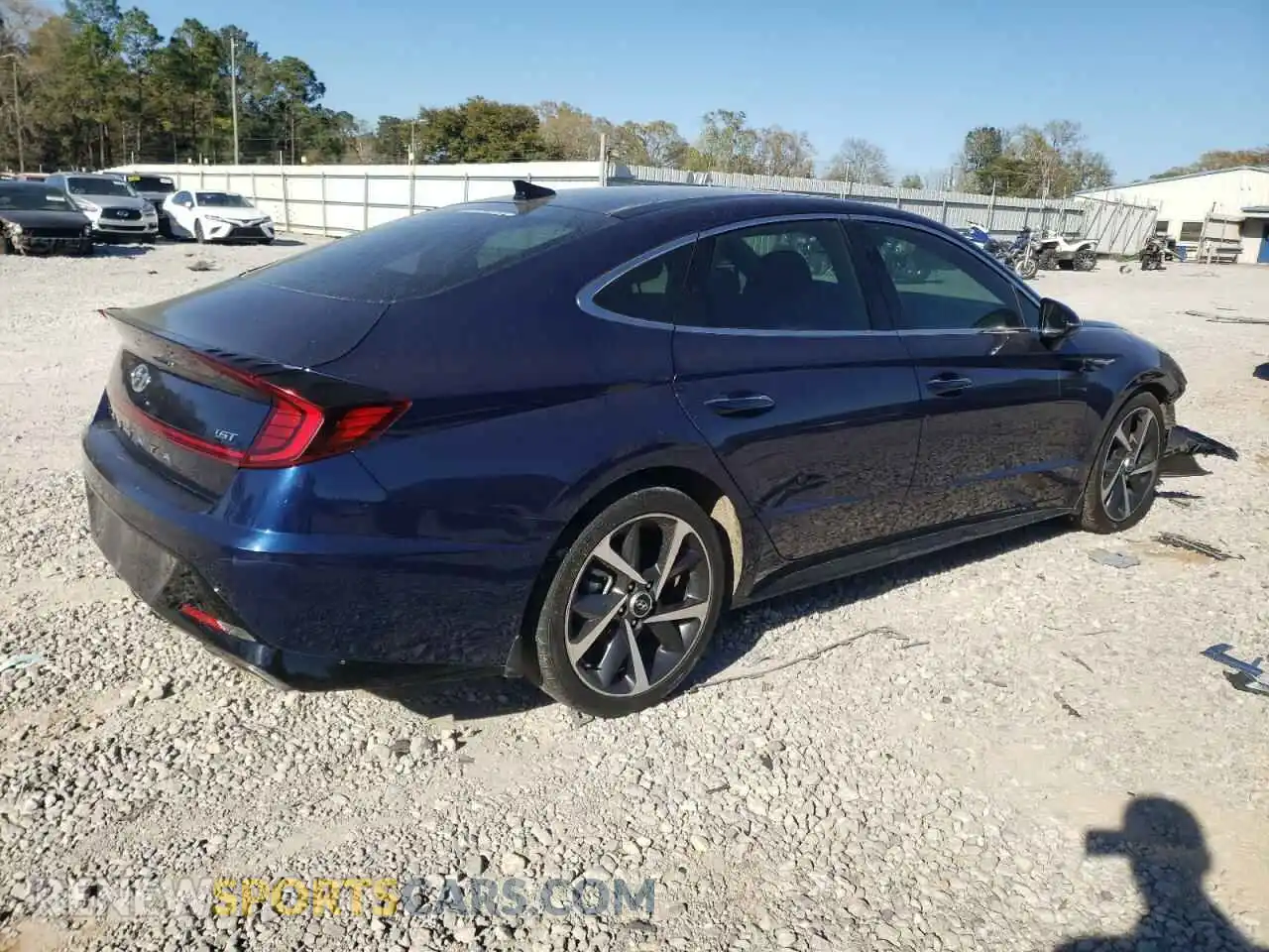 3 Photograph of a damaged car 5NPEJ4J27MH133132 HYUNDAI SONATA 2021