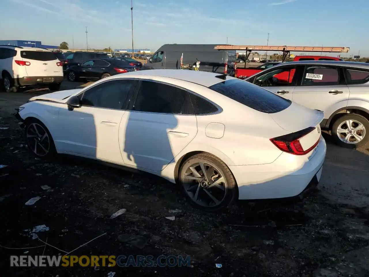 2 Photograph of a damaged car 5NPEJ4J28MH062765 HYUNDAI SONATA 2021