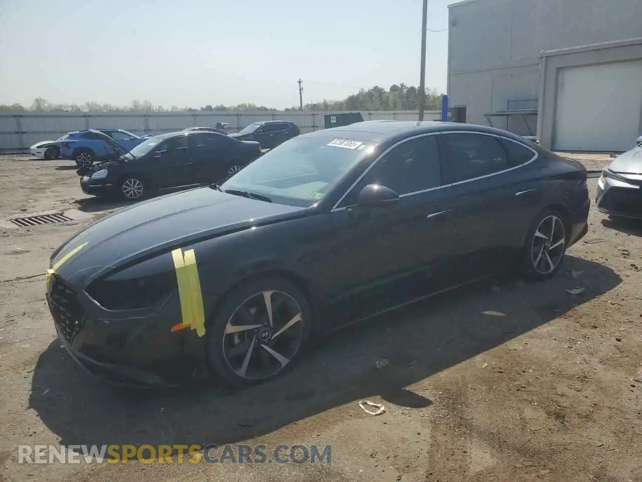 1 Photograph of a damaged car 5NPEJ4J28MH079484 HYUNDAI SONATA 2021