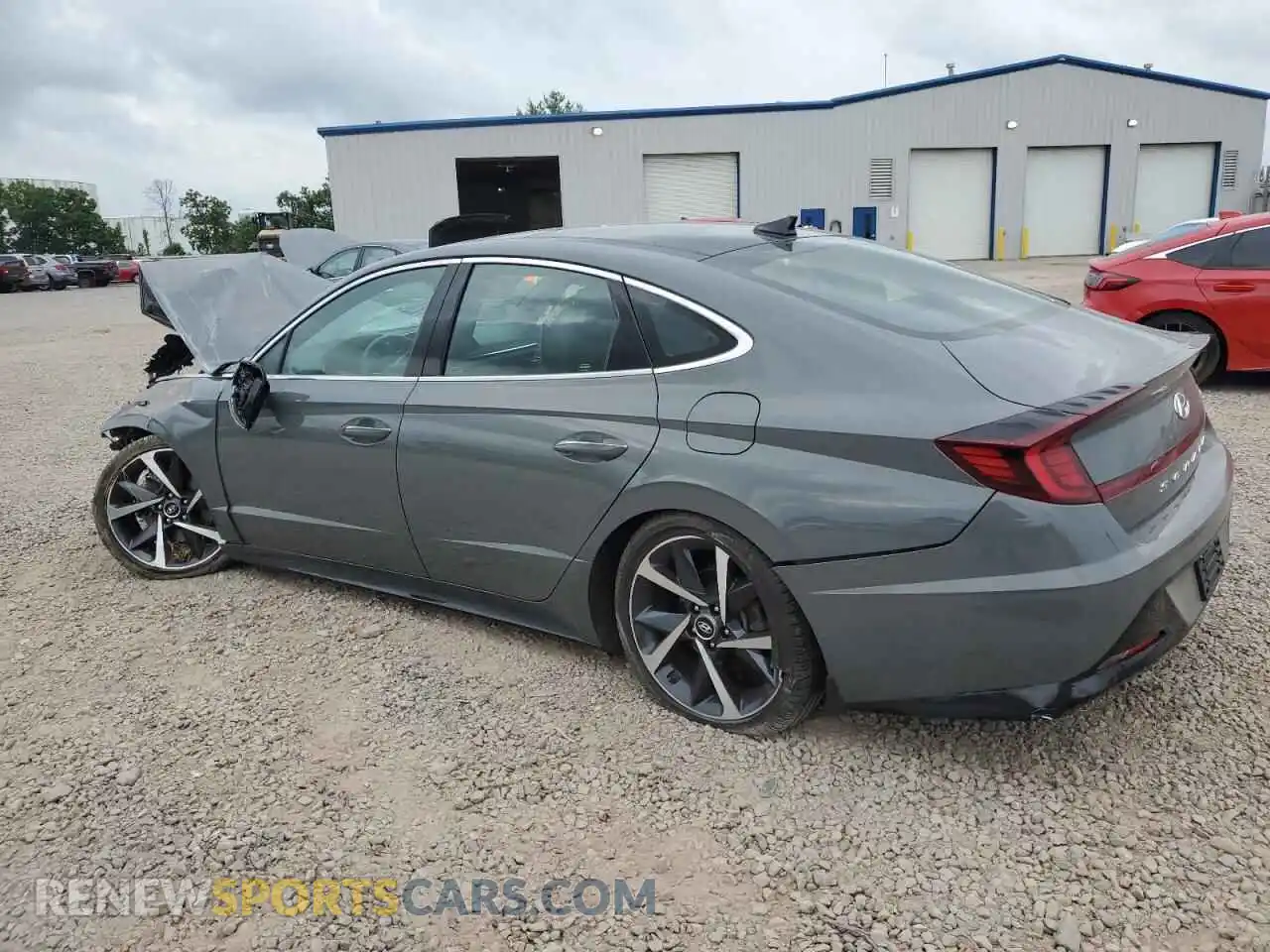 2 Photograph of a damaged car 5NPEJ4J29MH064248 HYUNDAI SONATA 2021