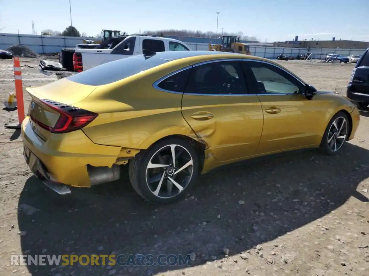 3 Photograph of a damaged car 5NPEJ4J29MH085598 HYUNDAI SONATA 2021