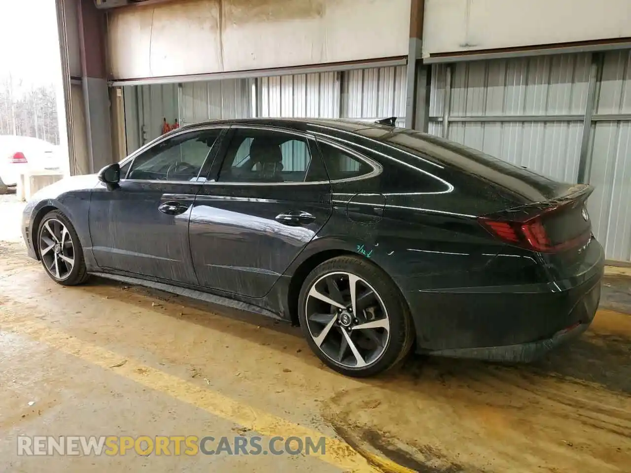 2 Photograph of a damaged car 5NPEJ4J2XMH066395 HYUNDAI SONATA 2021