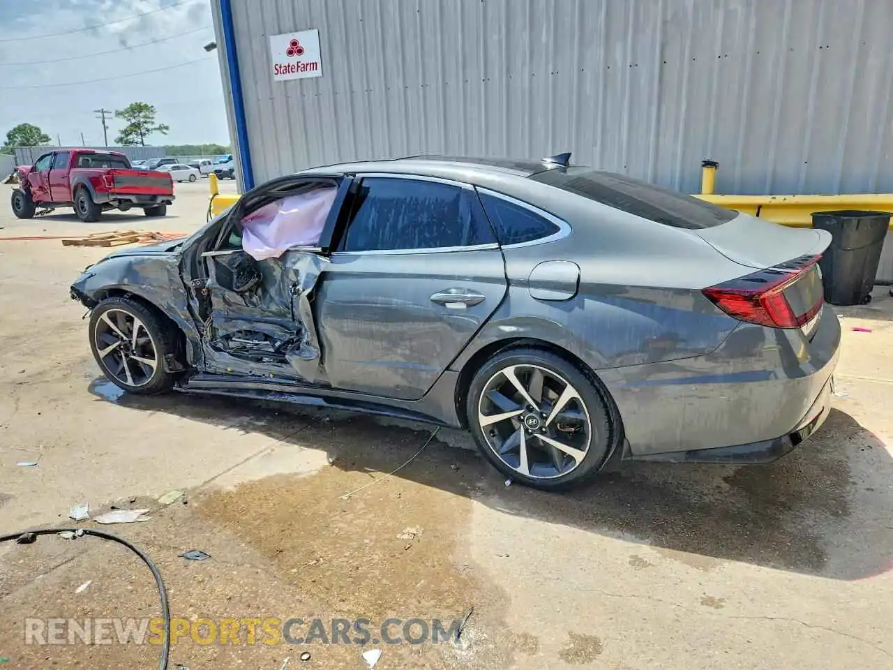 2 fotografías del automóvil dañado 5NPEJ4J2XMH087232 HYUNDAI SONATA 2021