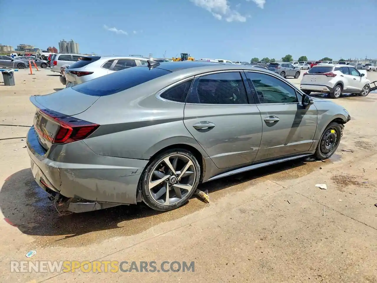 3 fotografías del automóvil dañado 5NPEJ4J2XMH087232 HYUNDAI SONATA 2021