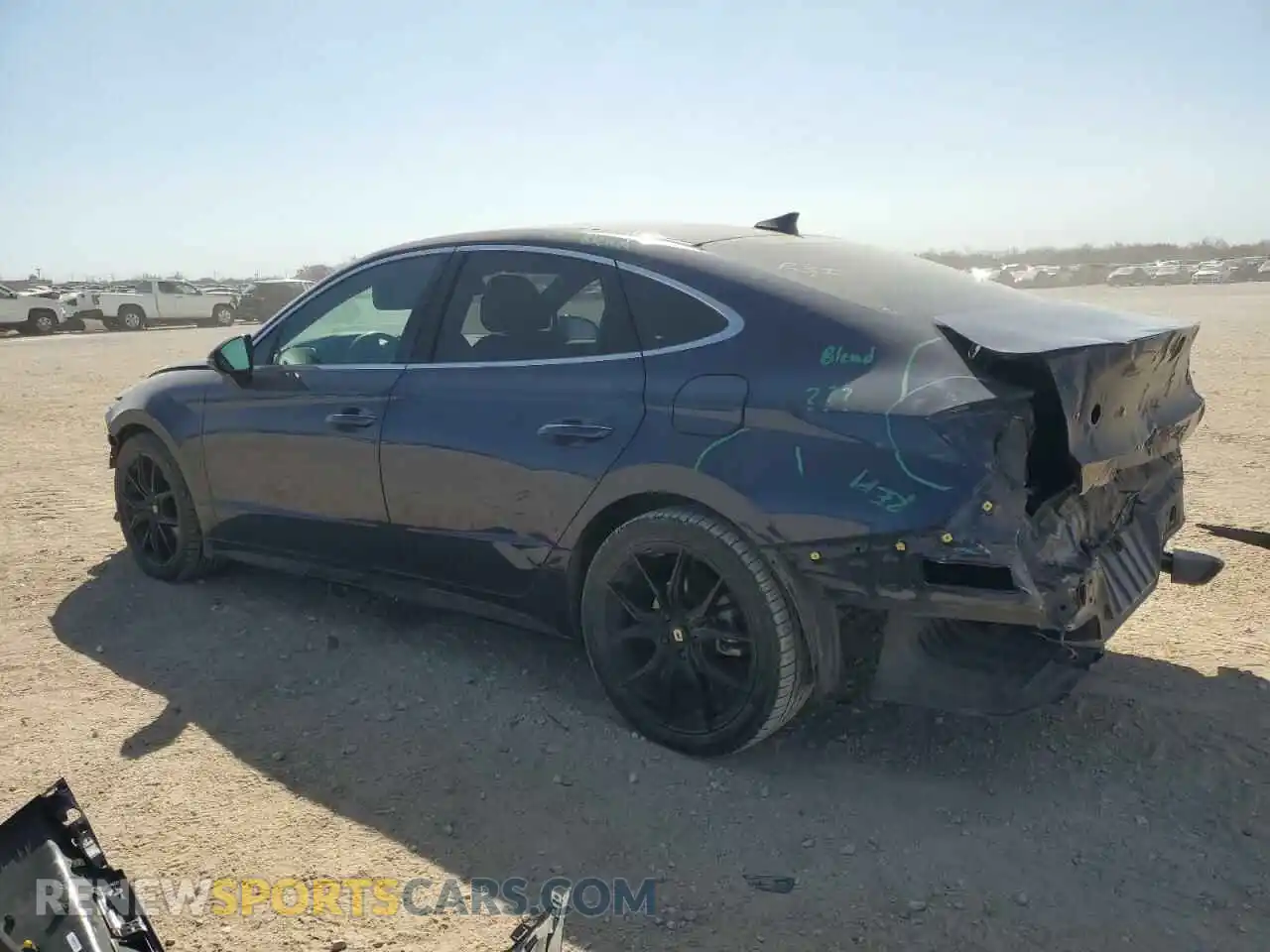 2 Photograph of a damaged car 5NPEJ4J2XMH089823 HYUNDAI SONATA 2021