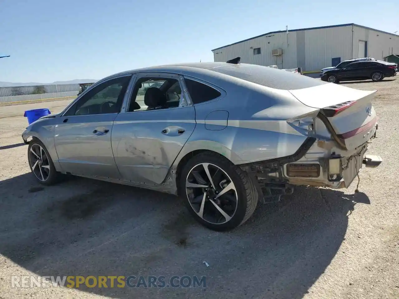 2 Photograph of a damaged car 5NPEJ4J2XMH114445 HYUNDAI SONATA 2021