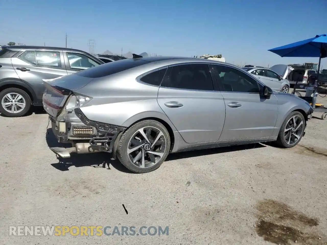 3 Photograph of a damaged car 5NPEJ4J2XMH114445 HYUNDAI SONATA 2021