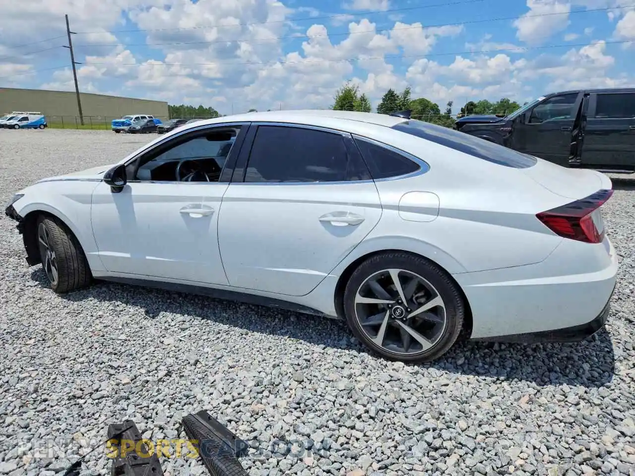2 Photograph of a damaged car 5NPEJ4J2XMH120293 HYUNDAI SONATA 2021