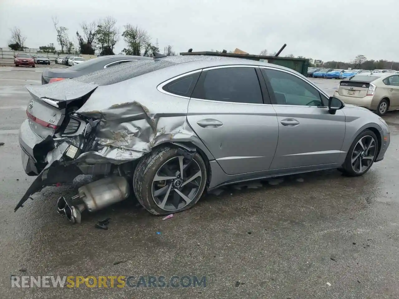 3 Photograph of a damaged car 5NPEJ4J2XMH128572 HYUNDAI SONATA 2021