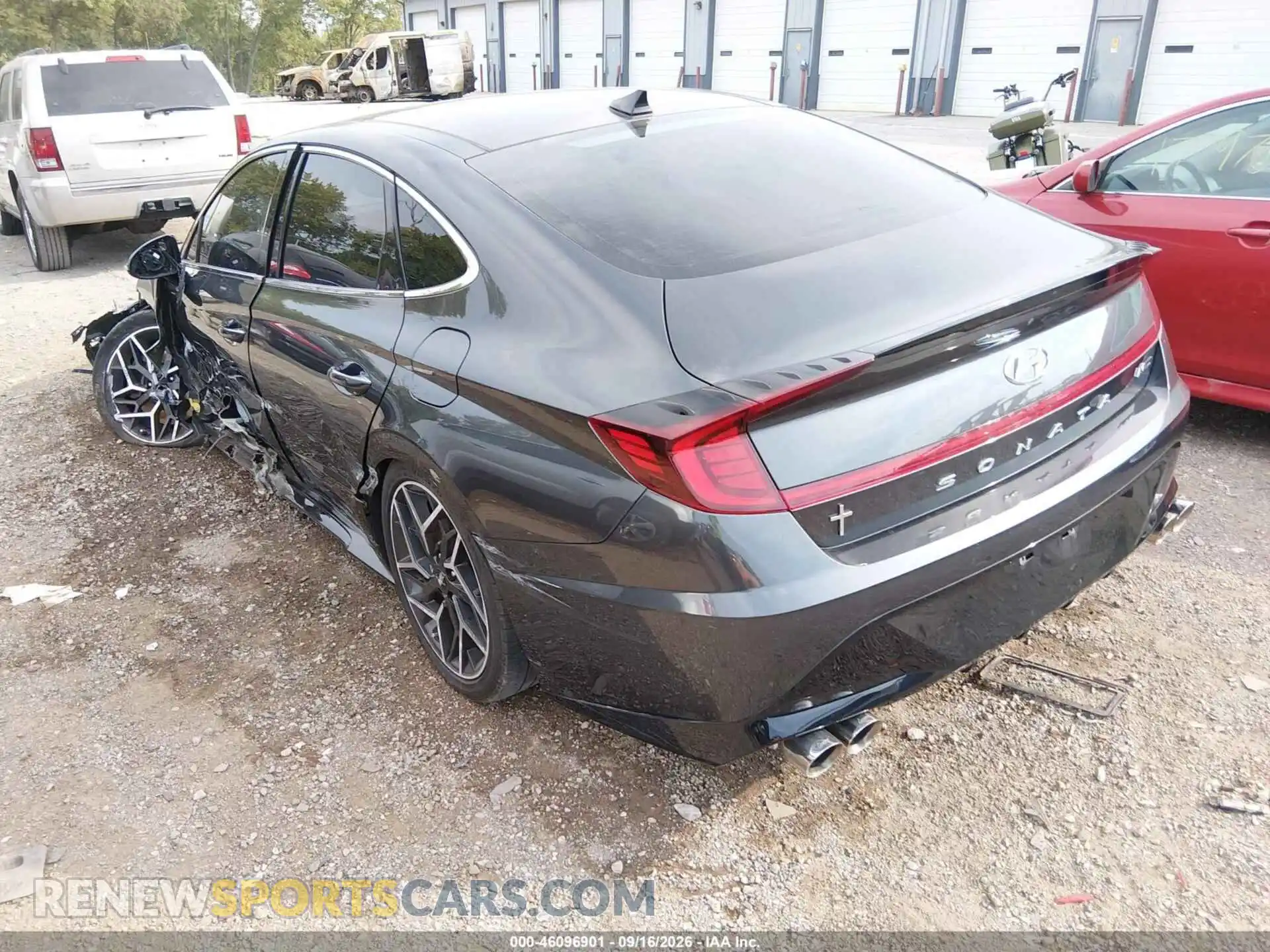 3 Photograph of a damaged car 5NPEK4JC5MH124306 HYUNDAI SONATA 2021