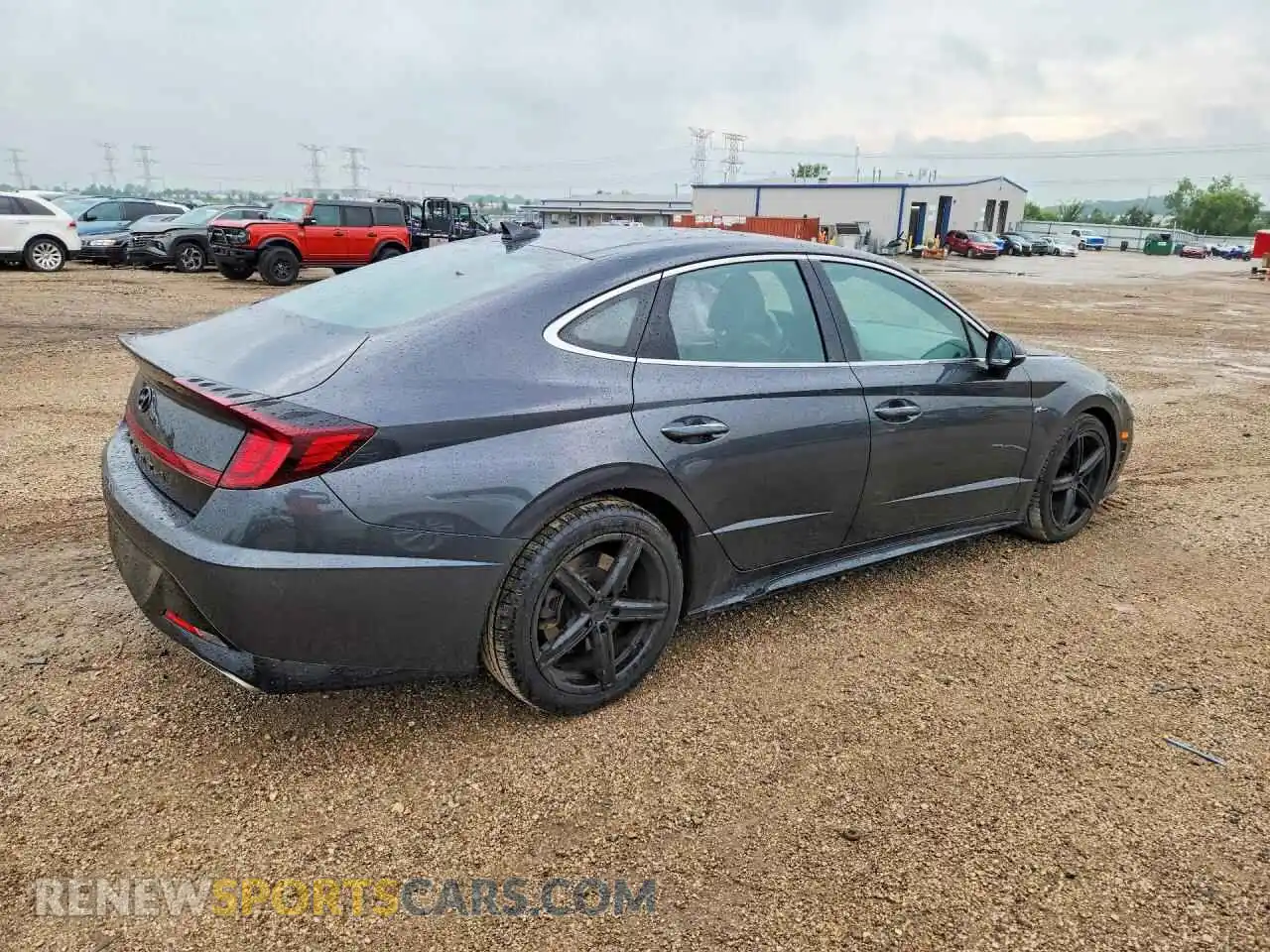 3 fotografías del automóvil dañado 5NPEK4JC6MH124539 HYUNDAI SONATA 2021