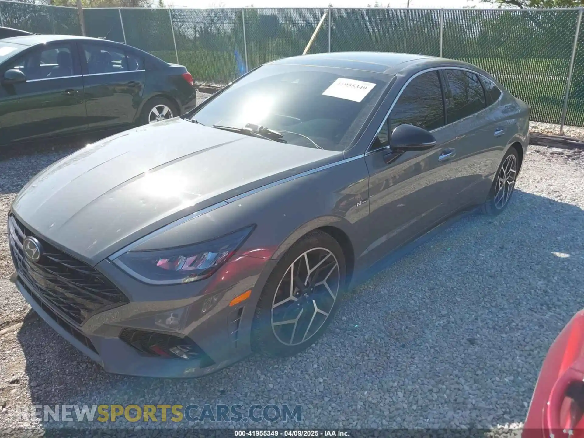 2 Photograph of a damaged car 5NPEK4JC6MH131412 HYUNDAI SONATA 2021