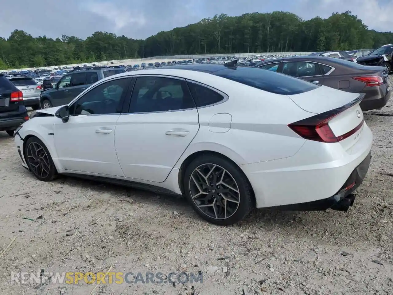 2 Photograph of a damaged car 5NPEK4JC7MH107328 HYUNDAI SONATA 2021
