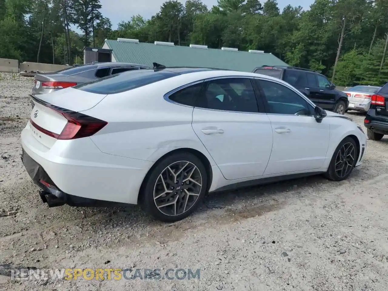 3 Photograph of a damaged car 5NPEK4JC7MH107328 HYUNDAI SONATA 2021