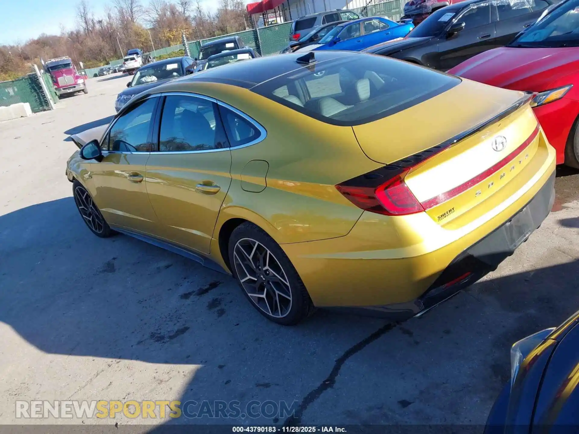 3 Photograph of a damaged car 5NPEK4JC7MH114702 HYUNDAI SONATA 2021