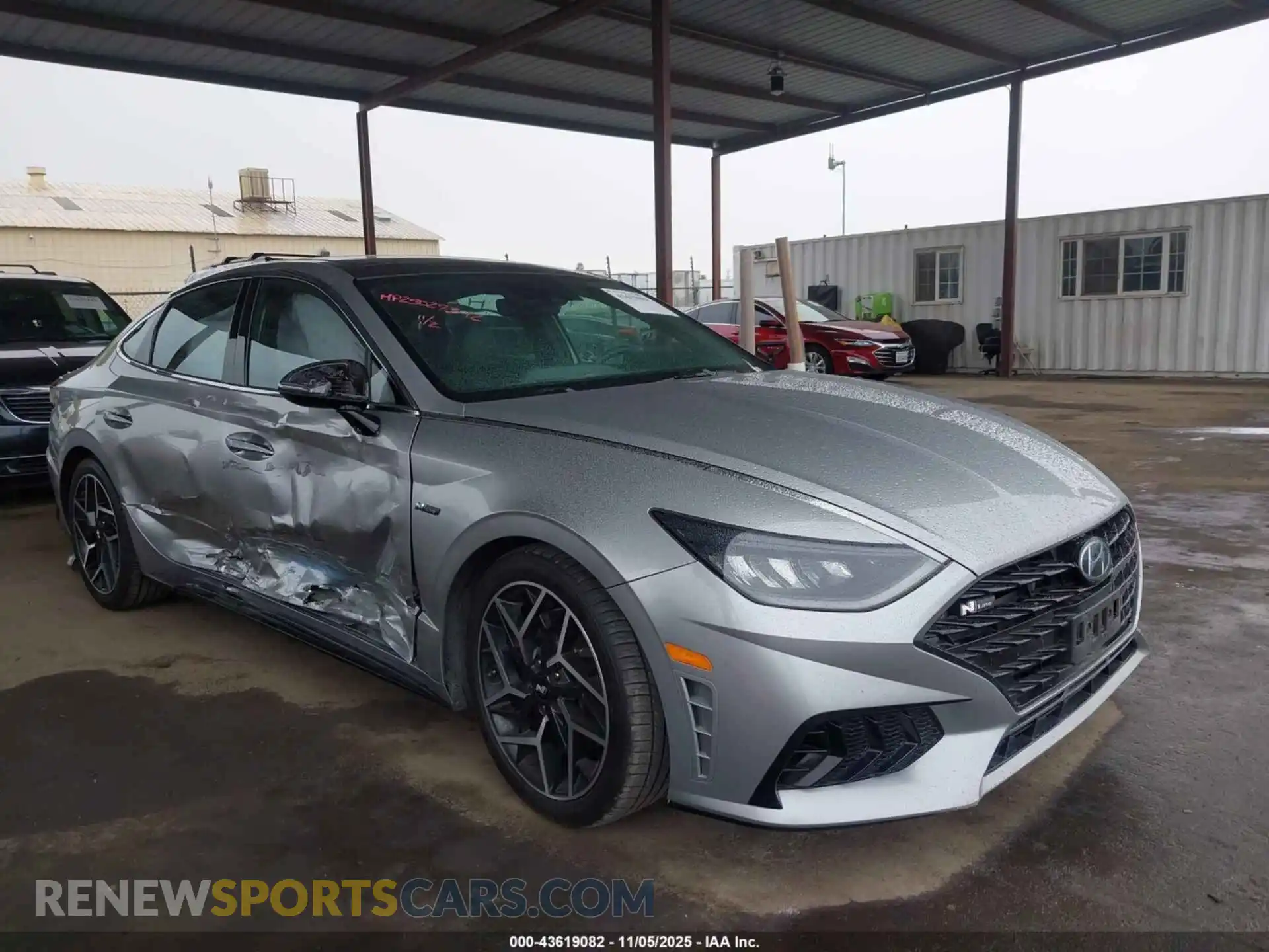 1 fotografías del automóvil dañado 5NPEK4JC7MH132794 HYUNDAI SONATA 2021