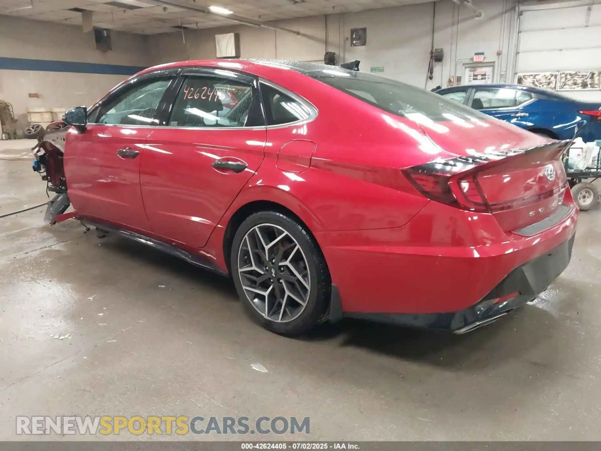 3 fotografías del automóvil dañado 5NPEK4JC9MH122705 HYUNDAI SONATA 2021