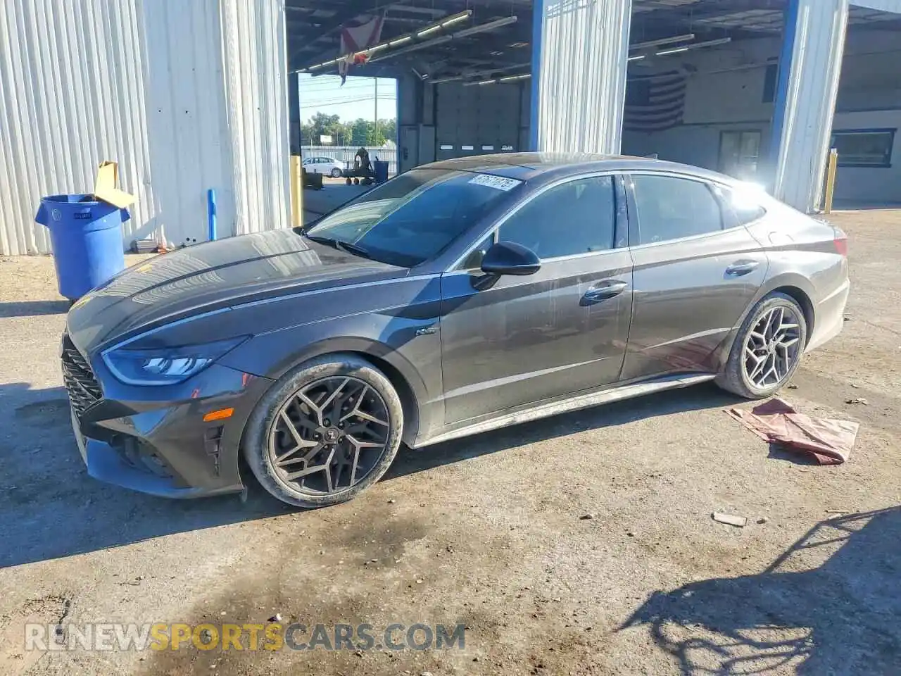1 fotografías del automóvil dañado 5NPEK4JC9MH129962 HYUNDAI SONATA 2021