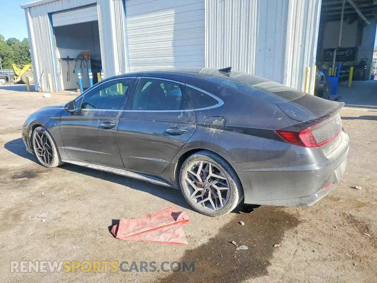 2 fotografías del automóvil dañado 5NPEK4JC9MH129962 HYUNDAI SONATA 2021