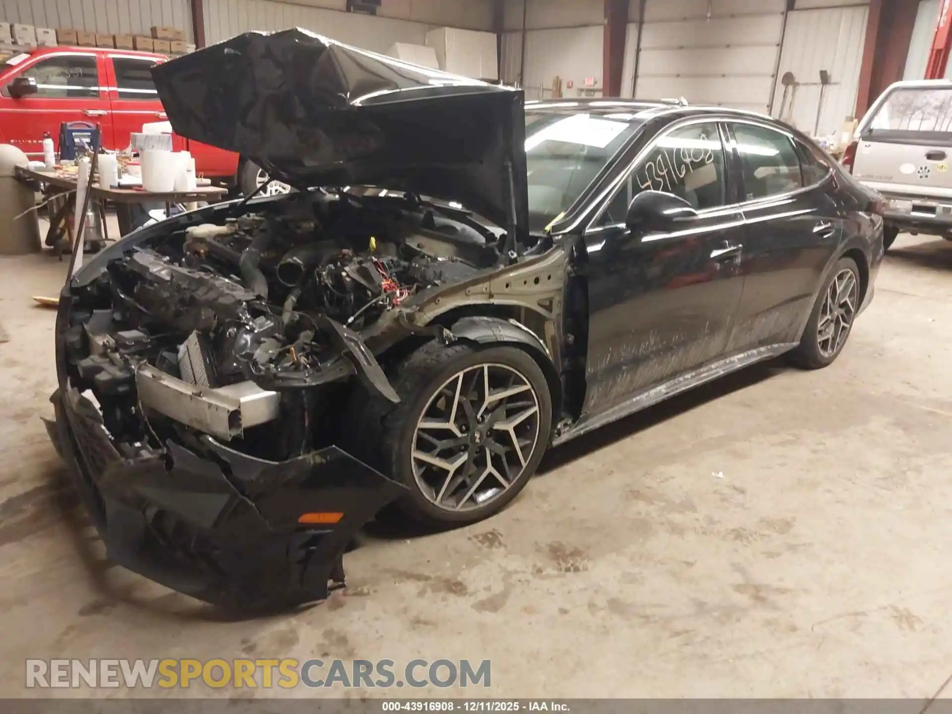 2 Photograph of a damaged car 5NPEK4JC9MH131498 HYUNDAI SONATA 2021