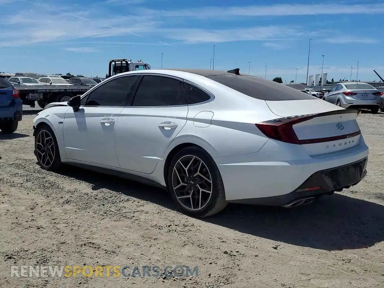 2 Photograph of a damaged car 5NPEK4JCXMH106402 HYUNDAI SONATA 2021