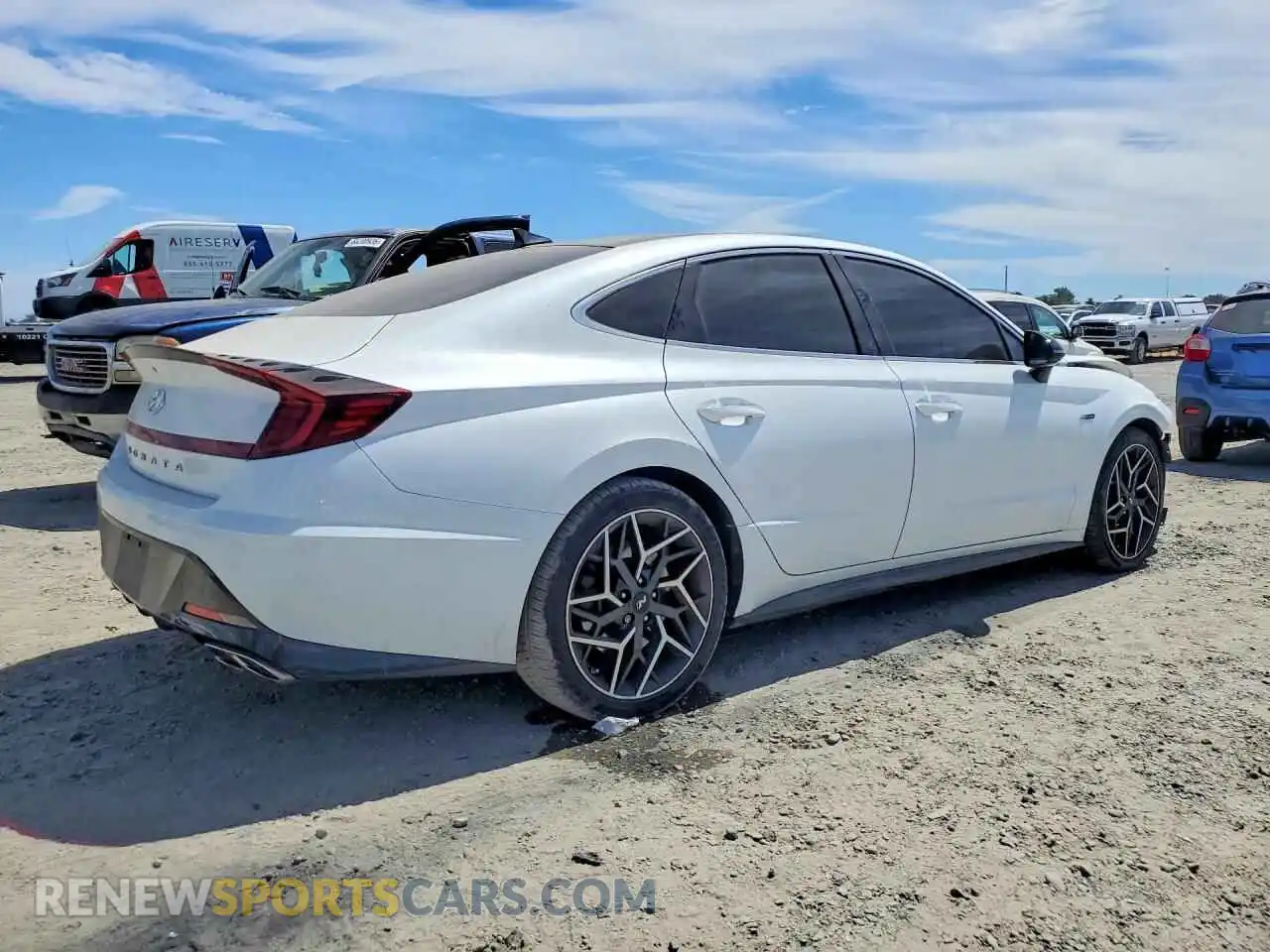 3 Photograph of a damaged car 5NPEK4JCXMH106402 HYUNDAI SONATA 2021