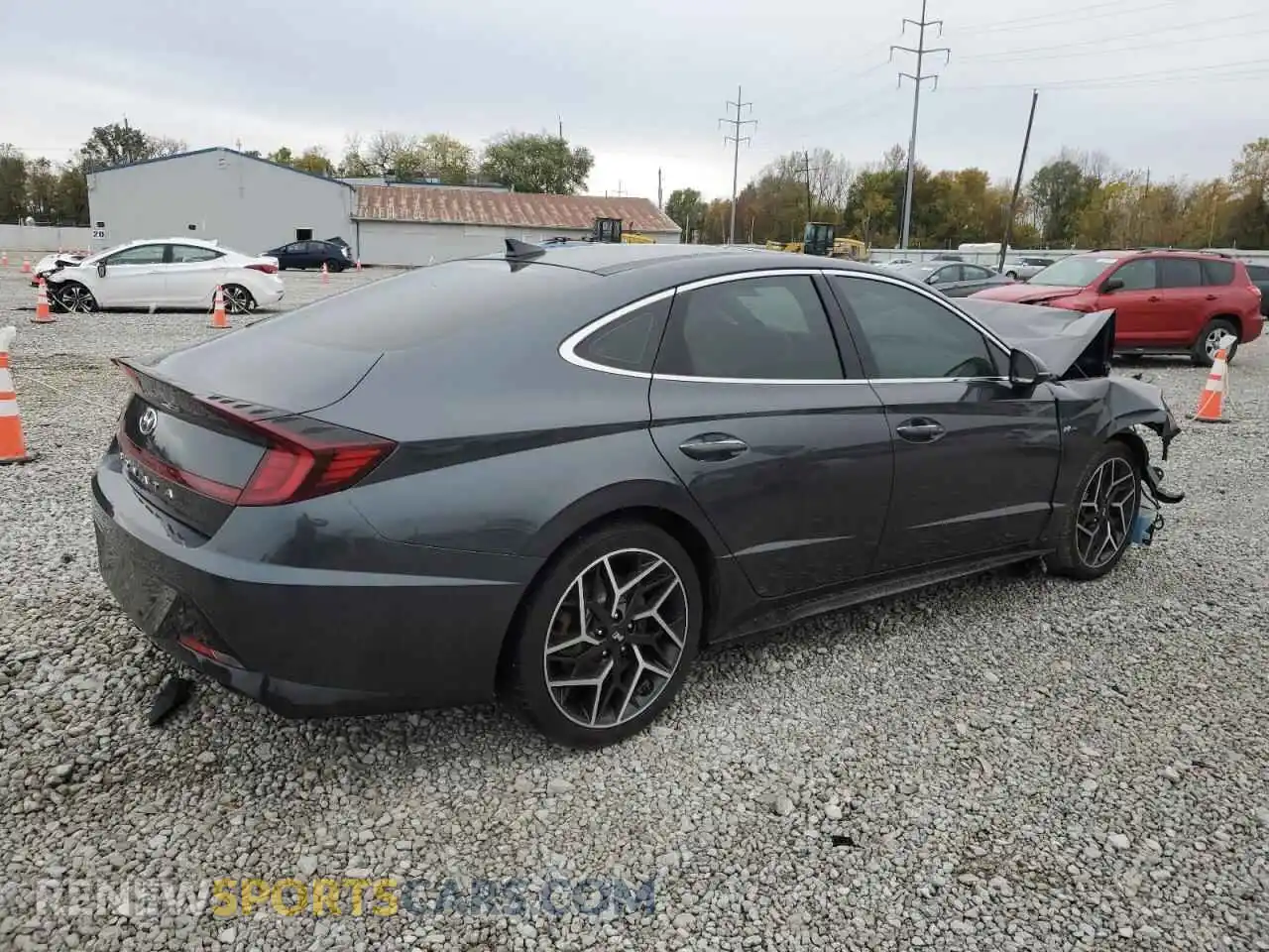 3 Photograph of a damaged car 5NPEK4JCXMH127394 HYUNDAI SONATA 2021