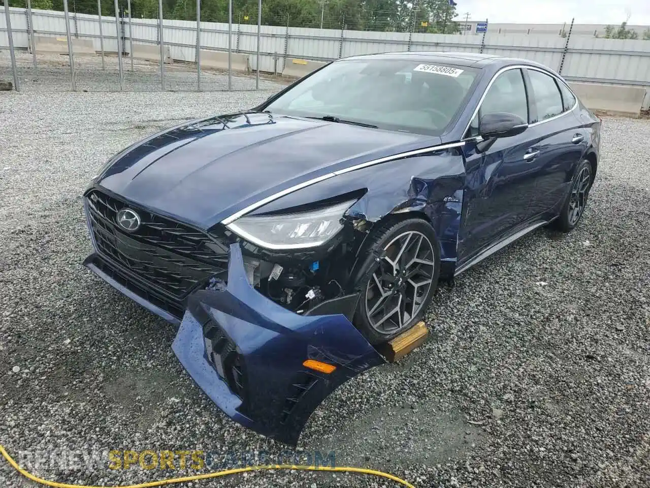 1 Photograph of a damaged car 5NPEK4JCXMH131400 HYUNDAI SONATA 2021
