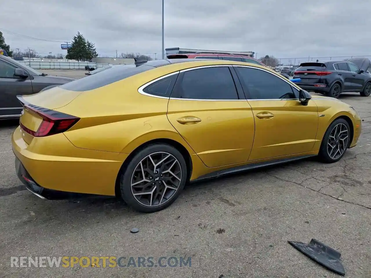 3 Photograph of a damaged car 5NPEK4JCXMH132353 HYUNDAI SONATA 2021