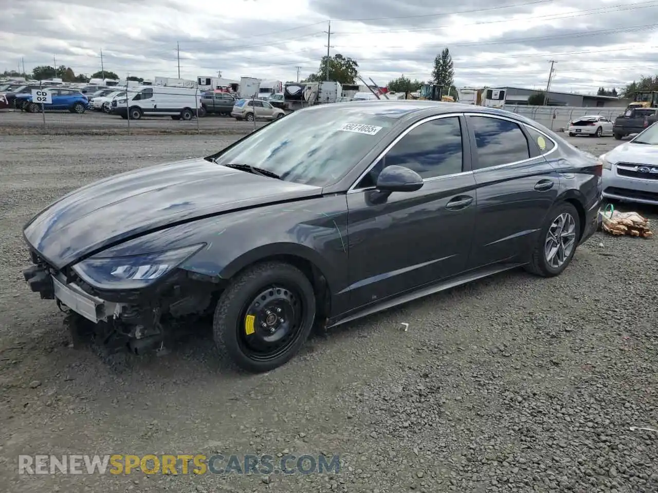 1 Photograph of a damaged car 5NPEL4JA0MH068593 HYUNDAI SONATA 2021