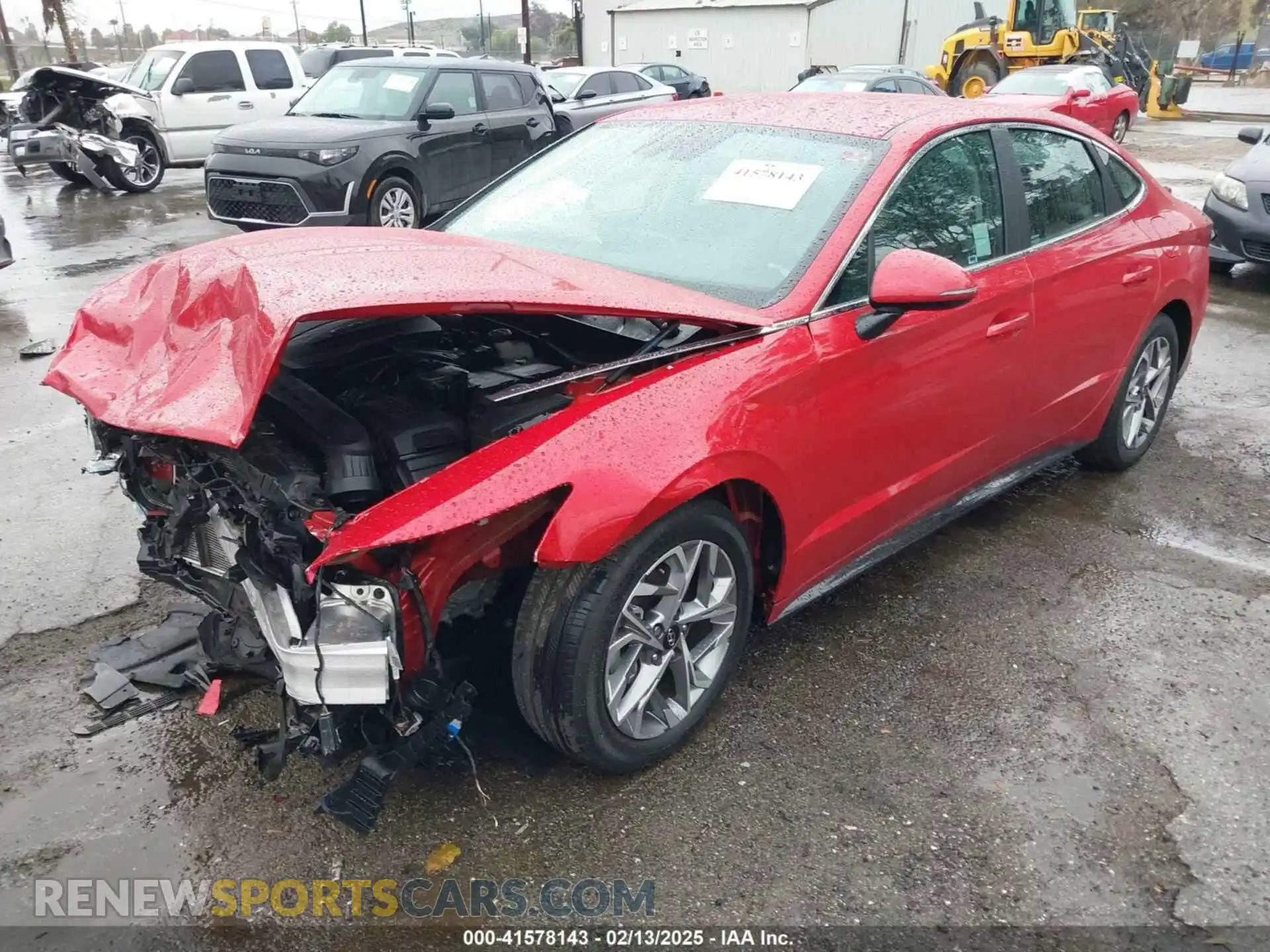 2 Photograph of a damaged car 5NPEL4JA0MH082414 HYUNDAI SONATA 2021