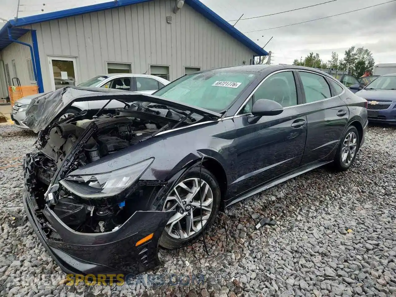 1 fotografías del automóvil dañado 5NPEL4JA0MH082509 HYUNDAI SONATA 2021