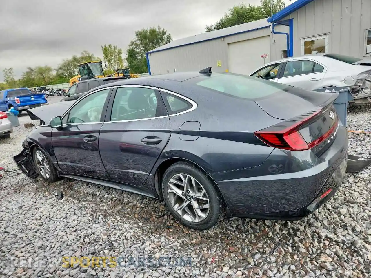 2 fotografías del automóvil dañado 5NPEL4JA0MH082509 HYUNDAI SONATA 2021