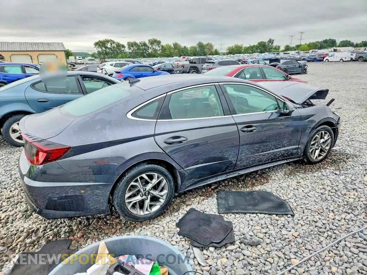 3 fotografías del automóvil dañado 5NPEL4JA0MH082509 HYUNDAI SONATA 2021