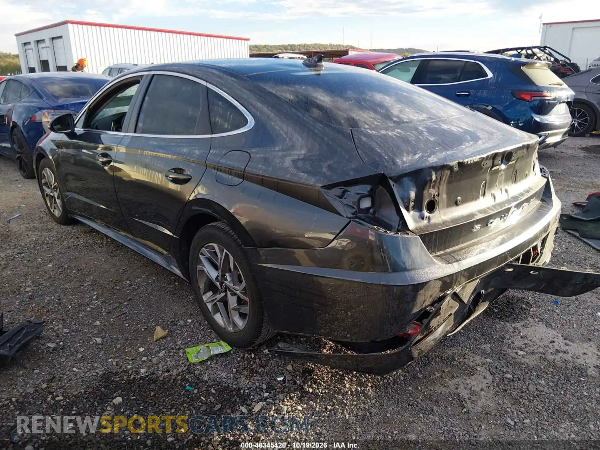 3 fotografías del automóvil dañado 5NPEL4JA0MH089993 HYUNDAI SONATA 2021