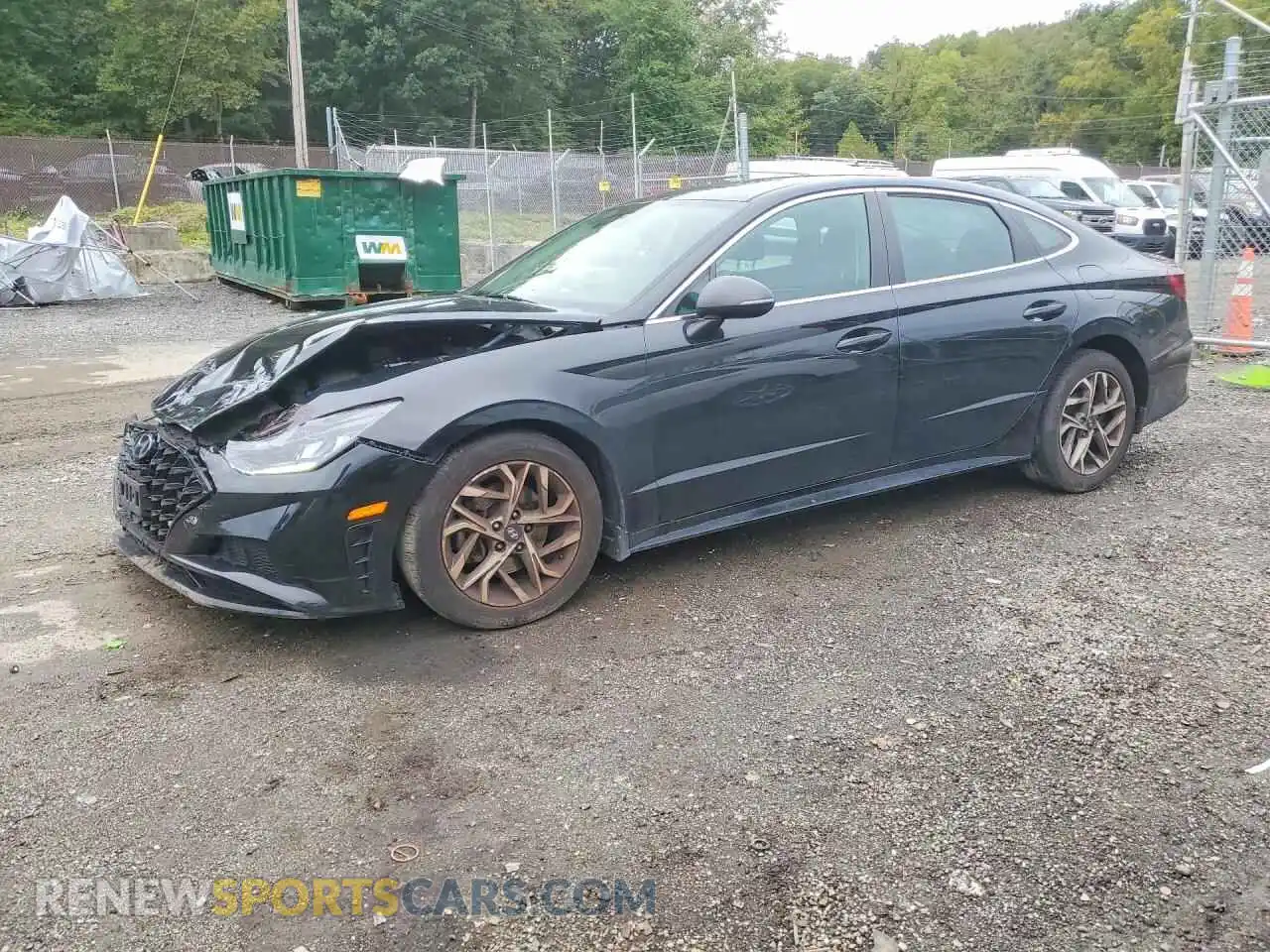 1 Photograph of a damaged car 5NPEL4JA0MH104492 HYUNDAI SONATA 2021