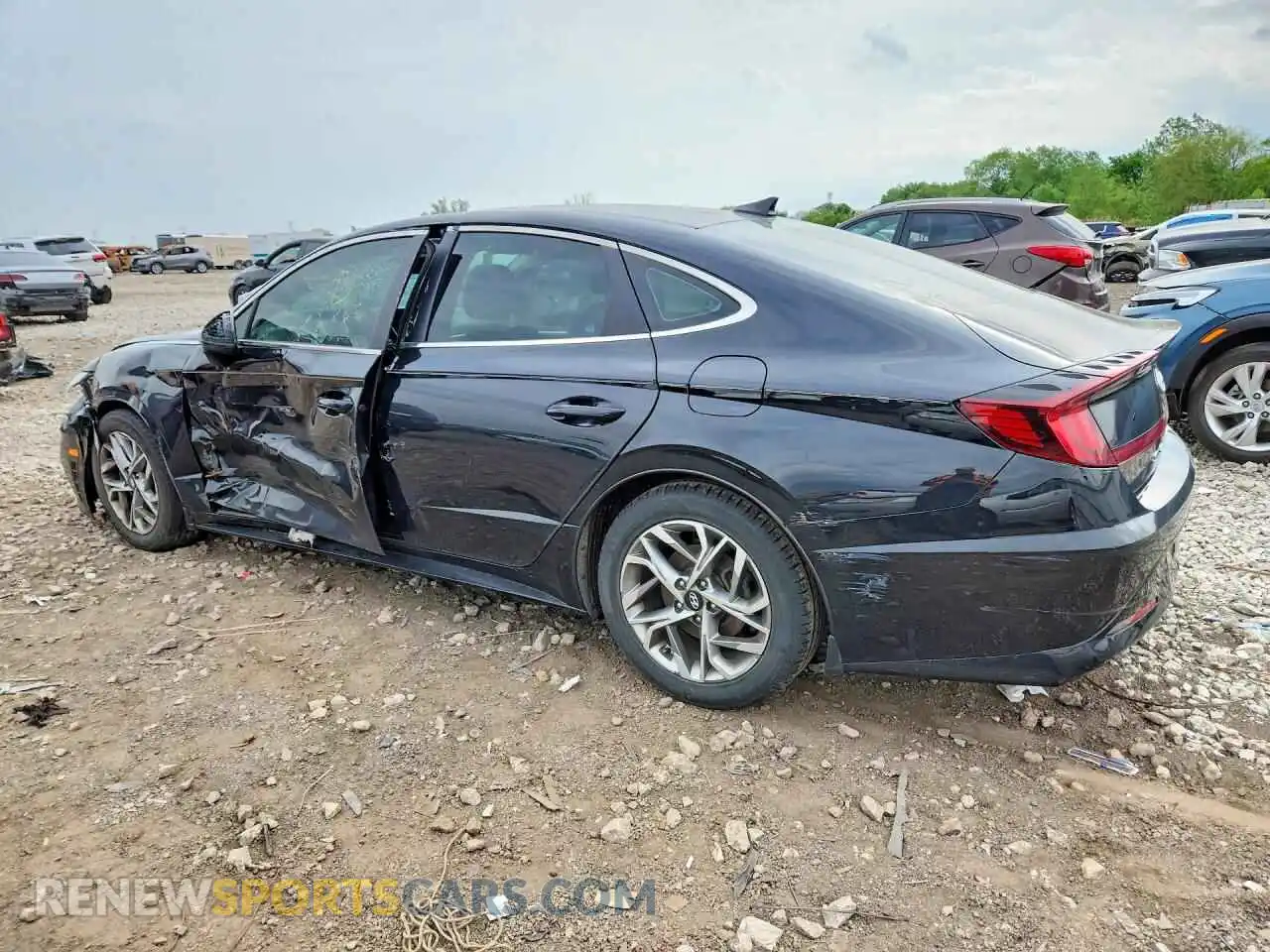 2 Photograph of a damaged car 5NPEL4JA1MH083944 HYUNDAI SONATA 2021