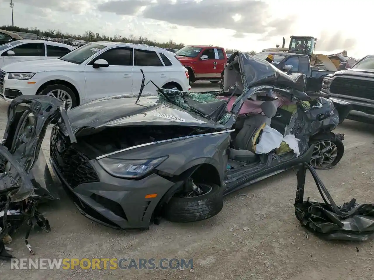 1 Photograph of a damaged car 5NPEL4JA1MH106381 HYUNDAI SONATA 2021