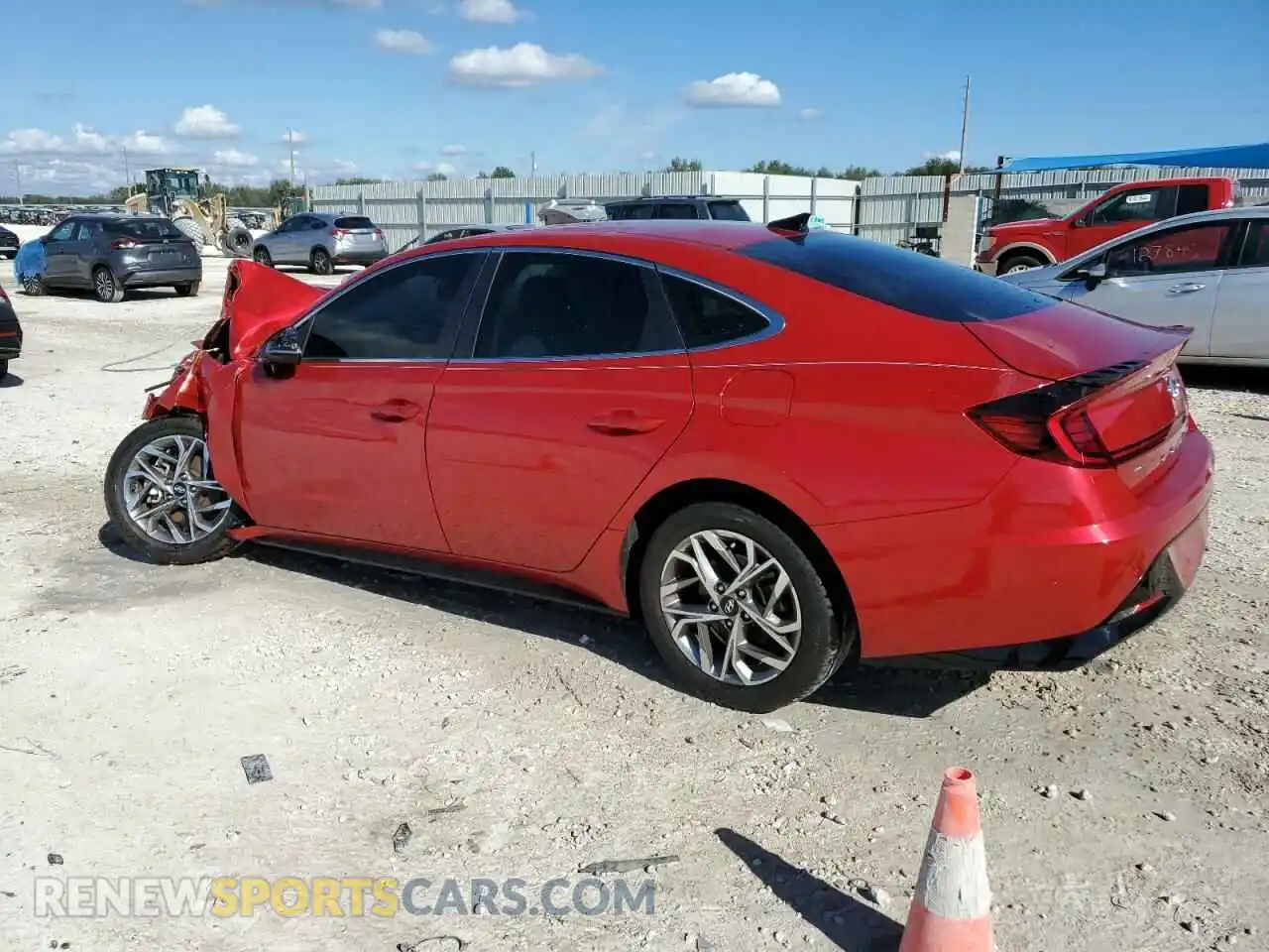 2 Photograph of a damaged car 5NPEL4JA1MH119356 HYUNDAI SONATA 2021