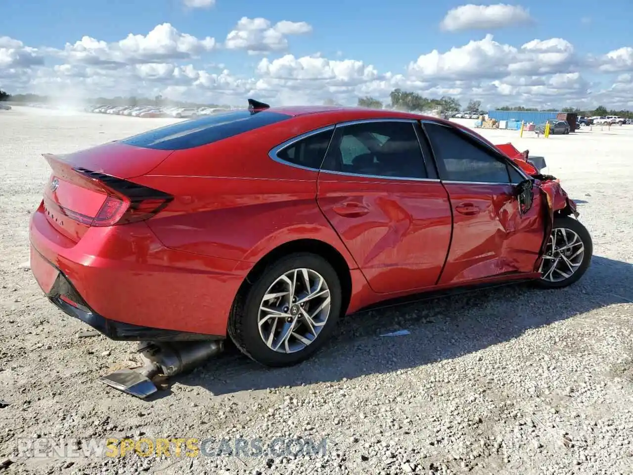 3 Photograph of a damaged car 5NPEL4JA1MH119356 HYUNDAI SONATA 2021