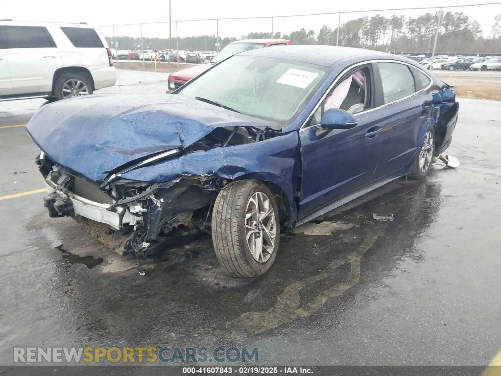 2 Photograph of a damaged car 5NPEL4JA1MH128946 HYUNDAI SONATA 2021