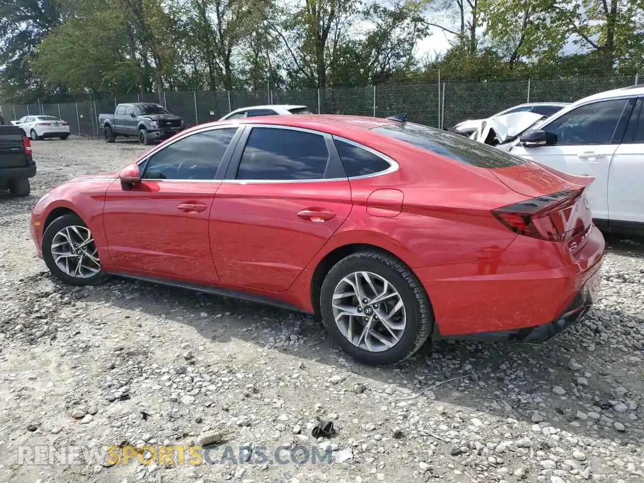 2 Photograph of a damaged car 5NPEL4JA2MH087694 HYUNDAI SONATA 2021