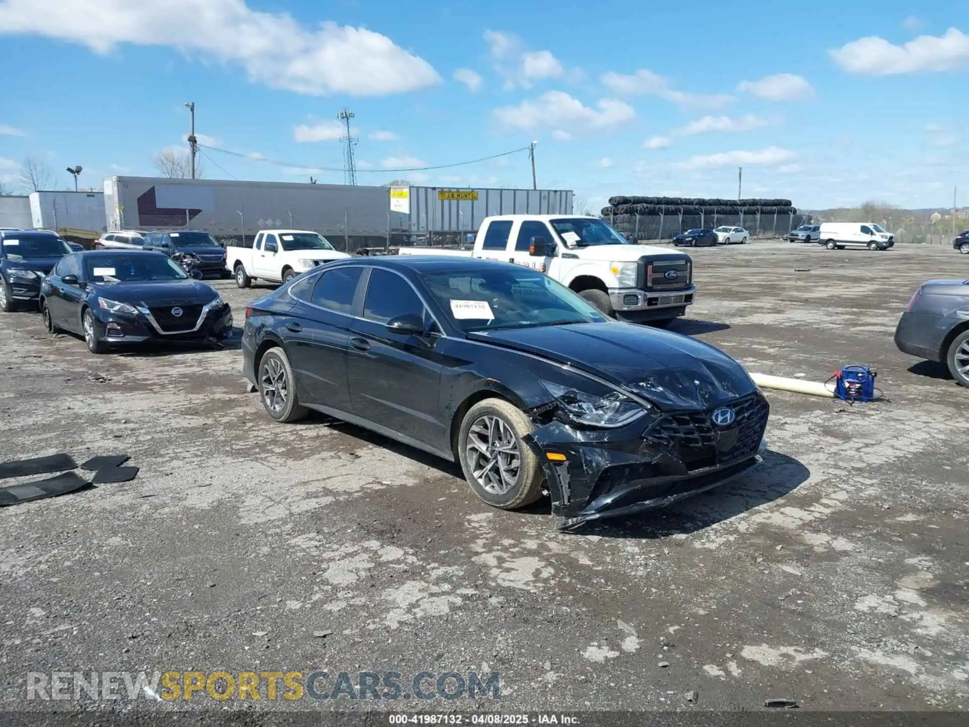 1 Photograph of a damaged car 5NPEL4JA3MH081922 HYUNDAI SONATA 2021
