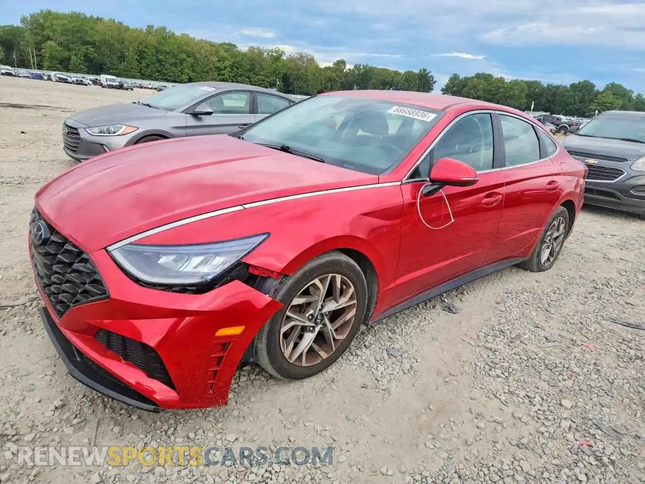 1 fotografías del automóvil dañado 5NPEL4JA3MH090670 HYUNDAI SONATA 2021