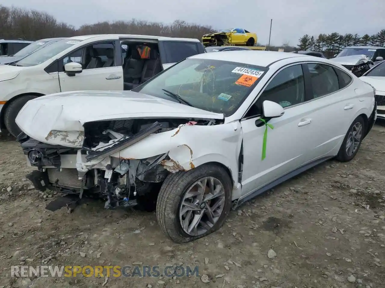 1 Photograph of a damaged car 5NPEL4JA3MH094332 HYUNDAI SONATA 2021