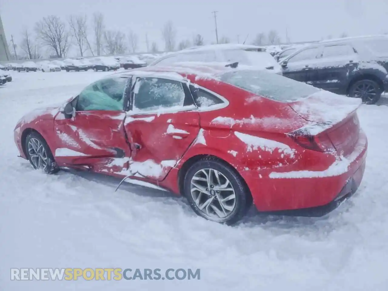 2 Photograph of a damaged car 5NPEL4JA4MH086126 HYUNDAI SONATA 2021