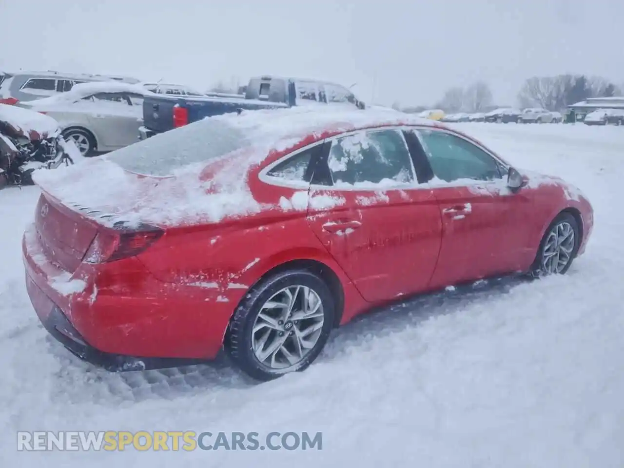 3 Photograph of a damaged car 5NPEL4JA4MH086126 HYUNDAI SONATA 2021